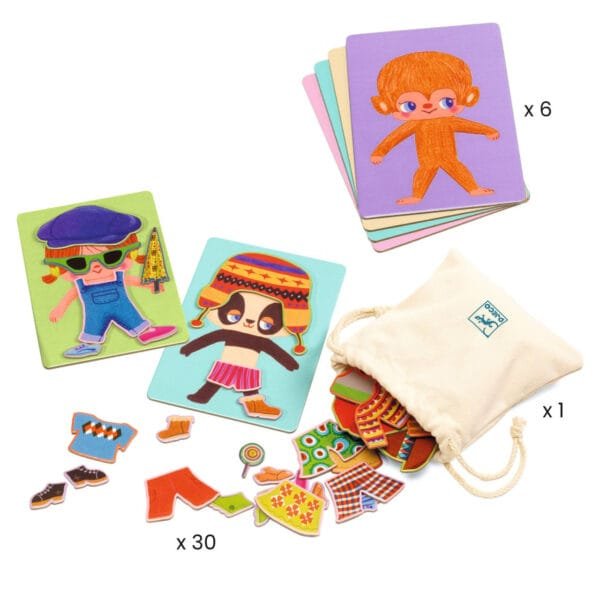 Jucarii Educative Dress Up Bingo Djeco8616