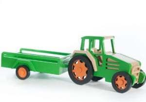 jucarii montessori tractor cu remorca marc toys6589
