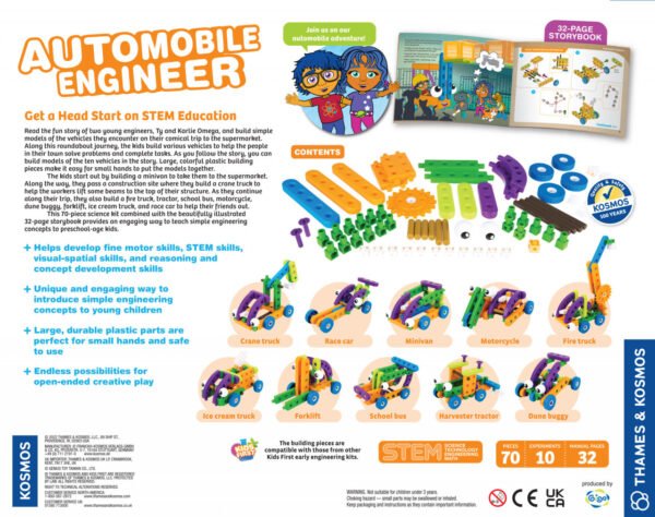 Kit Stem De Construit Automobile, Thames &Amp; Kosmos - Imagine 4