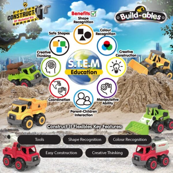 Kit Stem De Construit Vehicule De Santier 2 In 111000