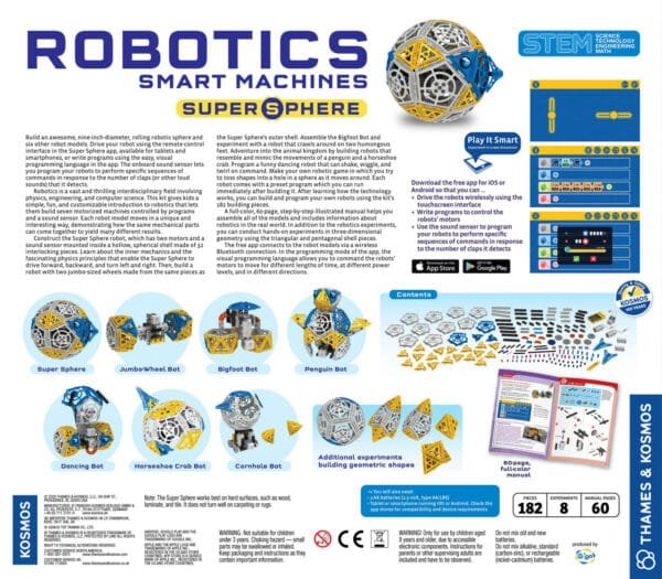 Kit Stem Roboti Inteligenti Super Sfera Thames Kosmos10166