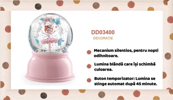 Lampa De Veghe Balerina, Djeco - Imagine 5