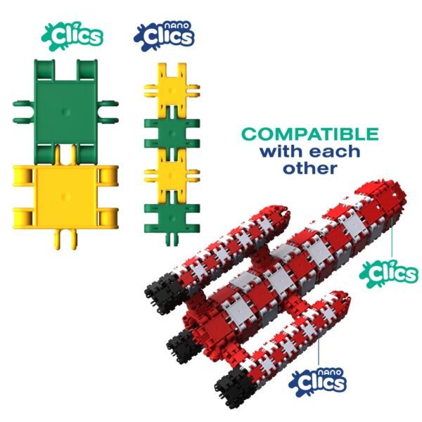 Nano Clics Pentru Constructii Fantastice 250 Piese, Clicformers - Imagine 4