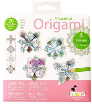 origami mandala de colorat fridolin9221