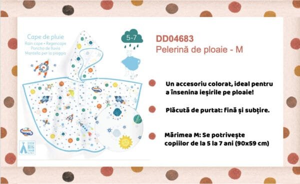 Pelerina De Ploaie Rachete Djeco11344