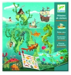 Planse Cu Abtibilduri Repozitionabile Aventuri Pe Mare Djeco4899