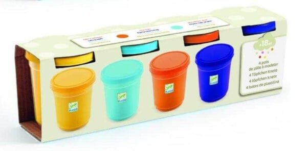 Plastilina 4 Tuburi Culori Nature Djeco4030