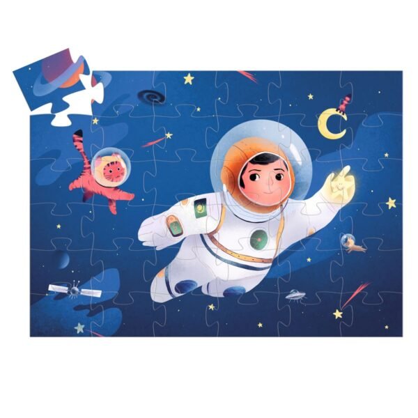 Puzzle Astronaut Pe Luna, Djeco - Imagine 3