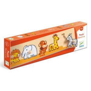 Puzzle Cu Buton Savana Djeco1658