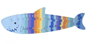 puzzle din lemn alfabet orange tree toys9748