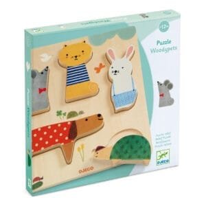 Puzzle Din Lemn Animale De Companie Djeco3870