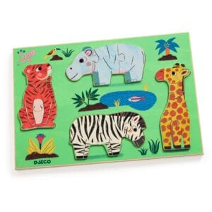 Puzzle Din Lemn Coucou Tigre Djeco12690
