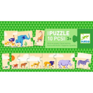 Puzzle Din Lemn De La Mic La Mare Djeco7530