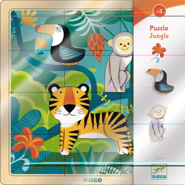 Puzzle Din Lemn Jungla Djeco4488