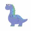 Puzzle Dinozaur Din Lemn Diplodocus Orange Tree Toys12330