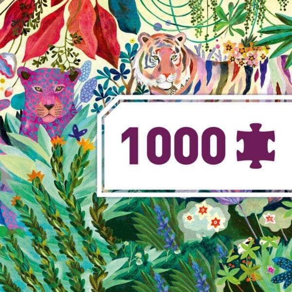 Puzzle Galerie Tigrii Curcubeu Djeco10109