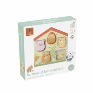 Puzzle Lemn Animale De Ferma Orange Tree Toys12260