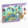 Puzzle Lemn Ocean, Djeco 7 Puzzle Lemn Ocean Djeco16751