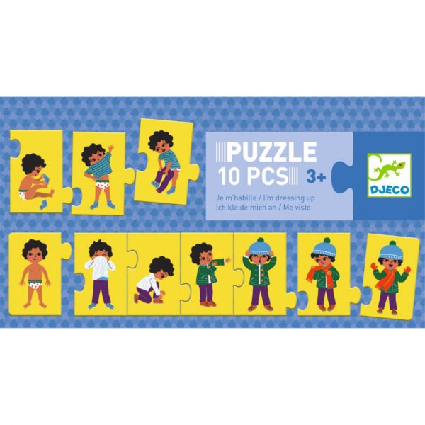 Puzzle Ma Imbrac Singur, Djeco - Imagine 2