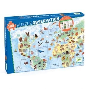 Puzzle Observatie Animalele Lumii Djeco12834