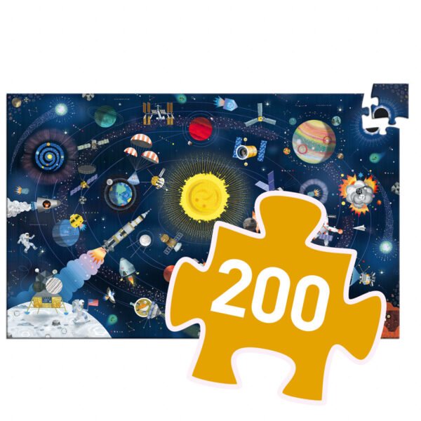 Puzzle Observatie Cosmos, Djeco - Imagine 2