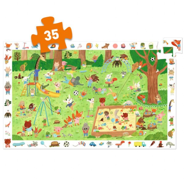 Puzzle Observatie Gradina Micilor Prieteni, Djeco - Imagine 3