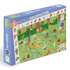puzzle observatie gradina micilor prieteni djeco11610
