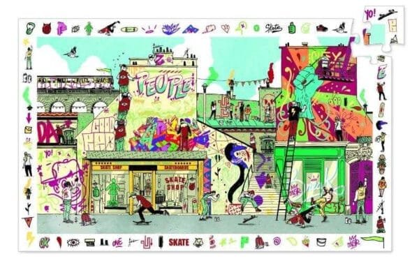 Puzzle Observatie Street Art Djeco4021