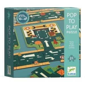 Puzzle Pop To Play Drumuri Djeco10124