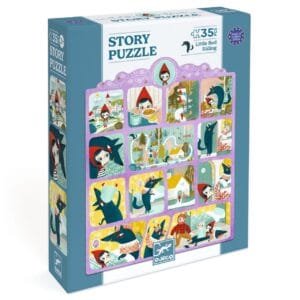 puzzle poveste scufita rosie djeco19365