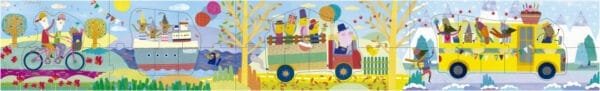 Puzzle Progresiv Calatorie Placuta In Fiecare Anotimp Londji4544