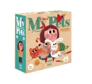 Puzzle Reversibil Animale De Companie Londji4338