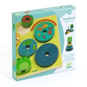 Puzzle Si Joc Din Lemn De Stivuit Djeco16736