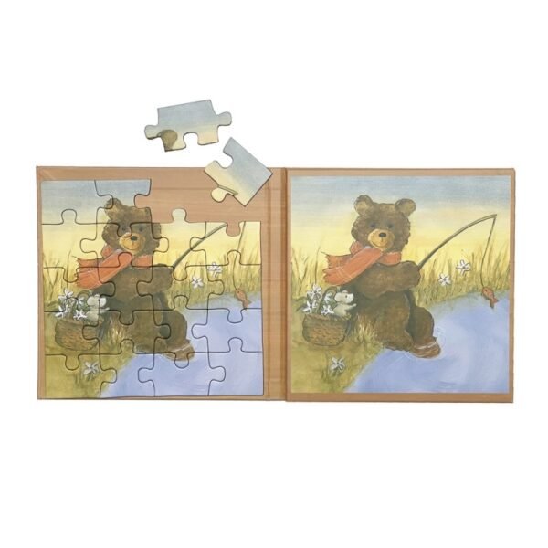 Set 2 Puzzle-Uri Magnetice Ursuletul De Plus, Egmont Toys - Imagine 2