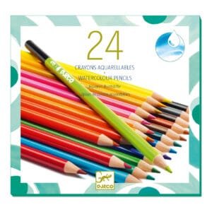 set 24 creioane acuarela djeco9055