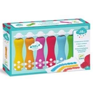 Set 6 Markere Rotunde Pentru Bebe Djeco16309