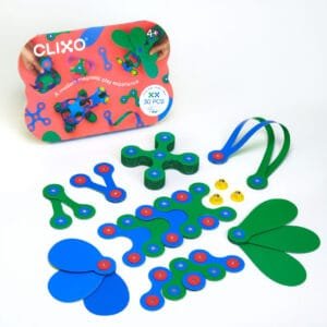 Set Clixo De Construit Cu Magnet Itsy Pack Blue Green 306990
