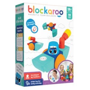 set cuburi din spuma cu magnet blockaroo barca 10 piese6706