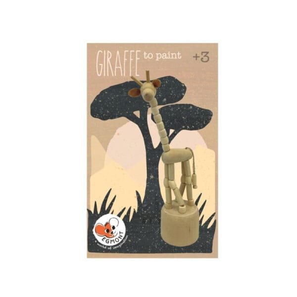 Set De Pictat Girafa Din Lemn Egmont Toys8406