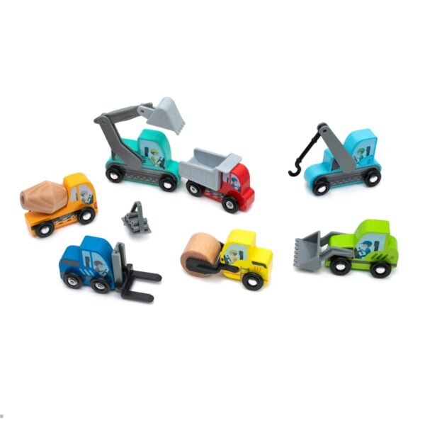 Set De Vehicule Pentru Constructii, Umu Toys - Imagine 4