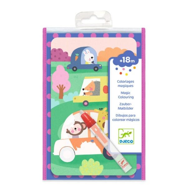 Set Pictura Cu Apa Vehicule Djeco10372