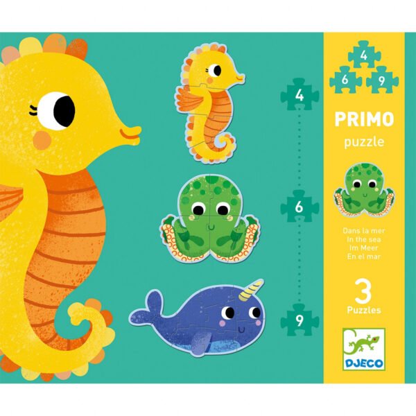 Set Puzzle-Uri Evolutive In Ocean, Djeco - Imagine 2