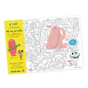 Suport De Farfurii De Colorat Monstruleti Moulin Roty12595
