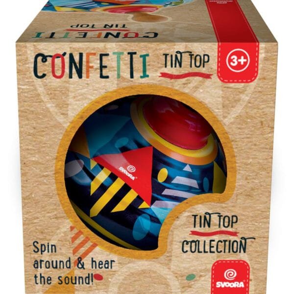 Titirez Cu Sunet Si Maner Din Lemn Confetti9908