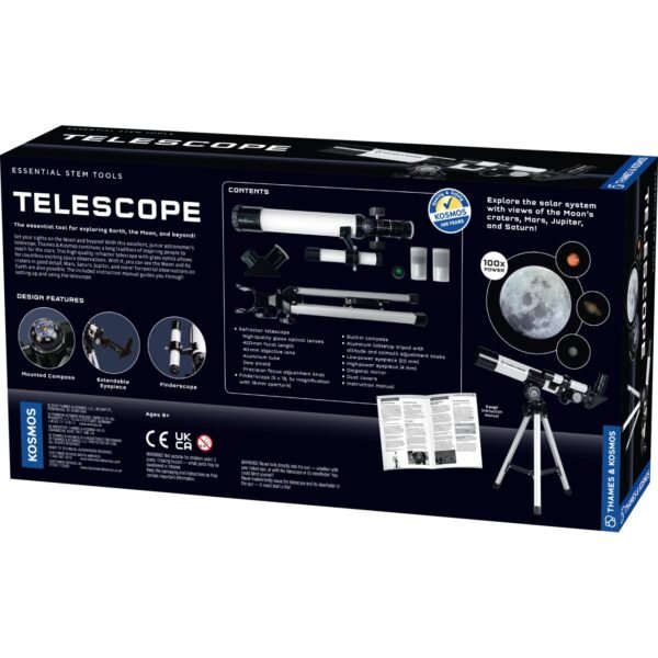 Kit Stem Telescop 100X, Thames &Amp; Kosmos - Imagine 3