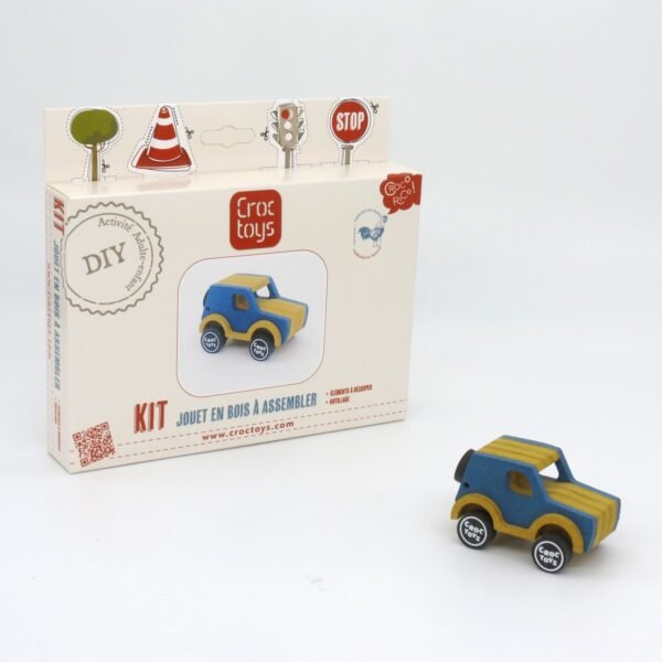 Set De Constructie Vehicul Teren Firmin, Croc Toys - Imagine 4