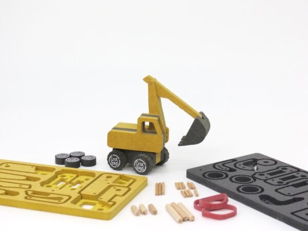 Set De Constructie Vehicule De Santier Marco Si Frederic, Croc Toys - Imagine 2