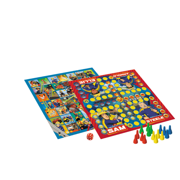 Joc Trefl Fireman Sam, Serpisori Si Scari Pompierul Sam 2 In 1 - Imagine 2