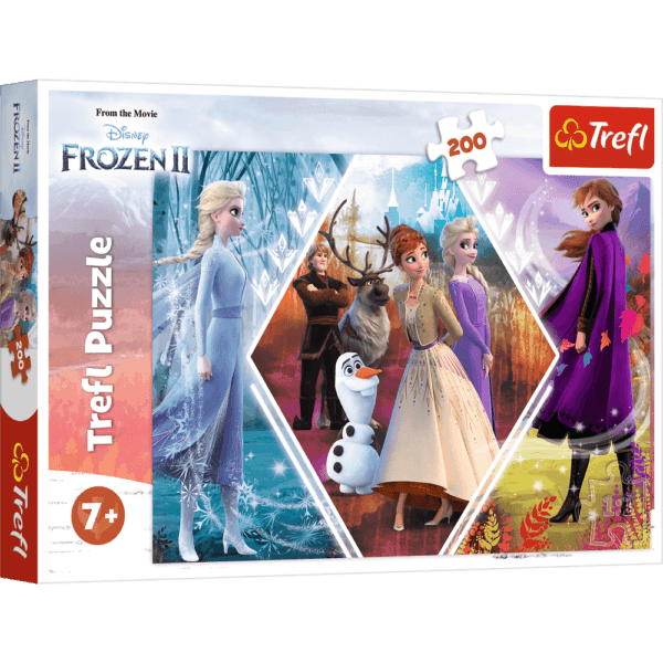 Puzzle Trefl Disney Frozen 2, Surorile In Tinutul Inghetat 200 Piese