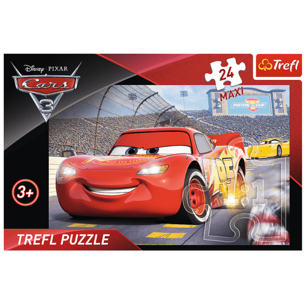 Puzzle Trefl Maxi Disney Cars, Campionul 24 Piese - Imagine 2
